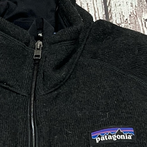 Women's Patagonia Black Better Sweater Fleece Pullover Jacket - Picture 7 of 9